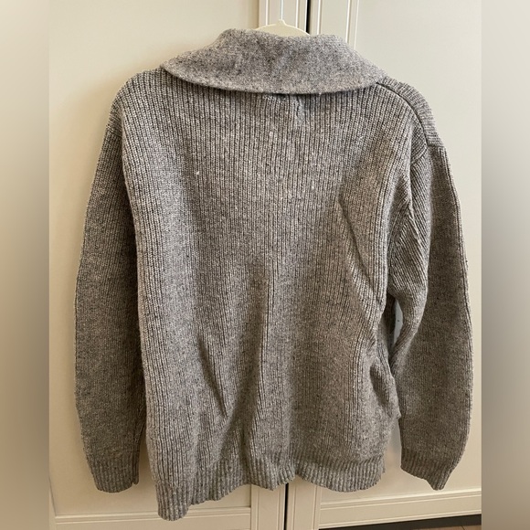 Men’s Pendleton Sweater Washable Wool Large Grey - Picture 6 of 6